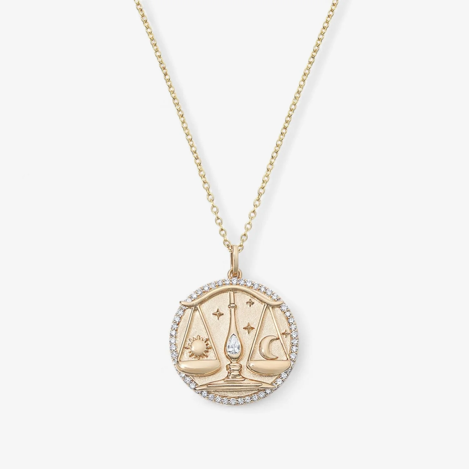 Libra Token Zodiac Necklace