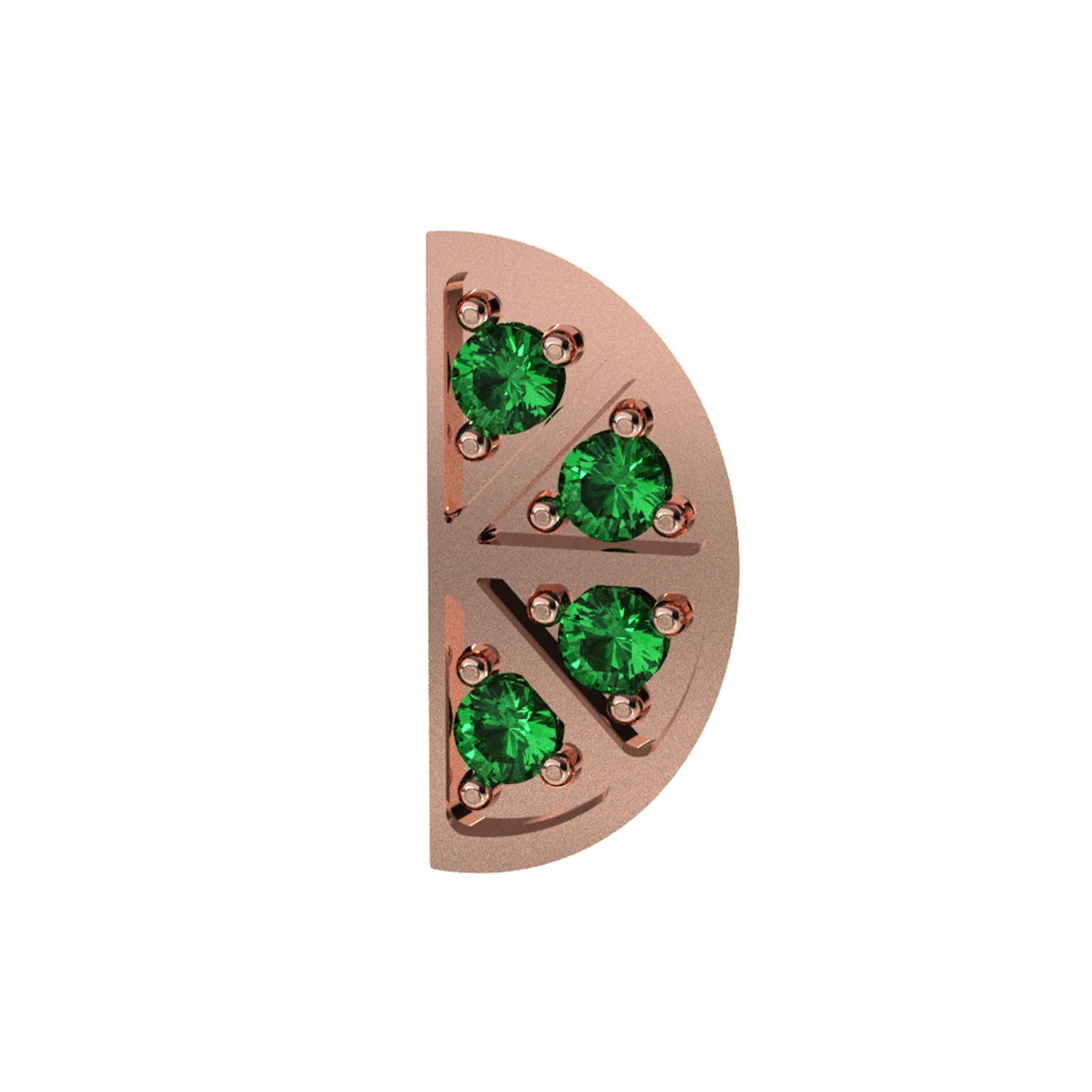 Slider Lime Slice Charm