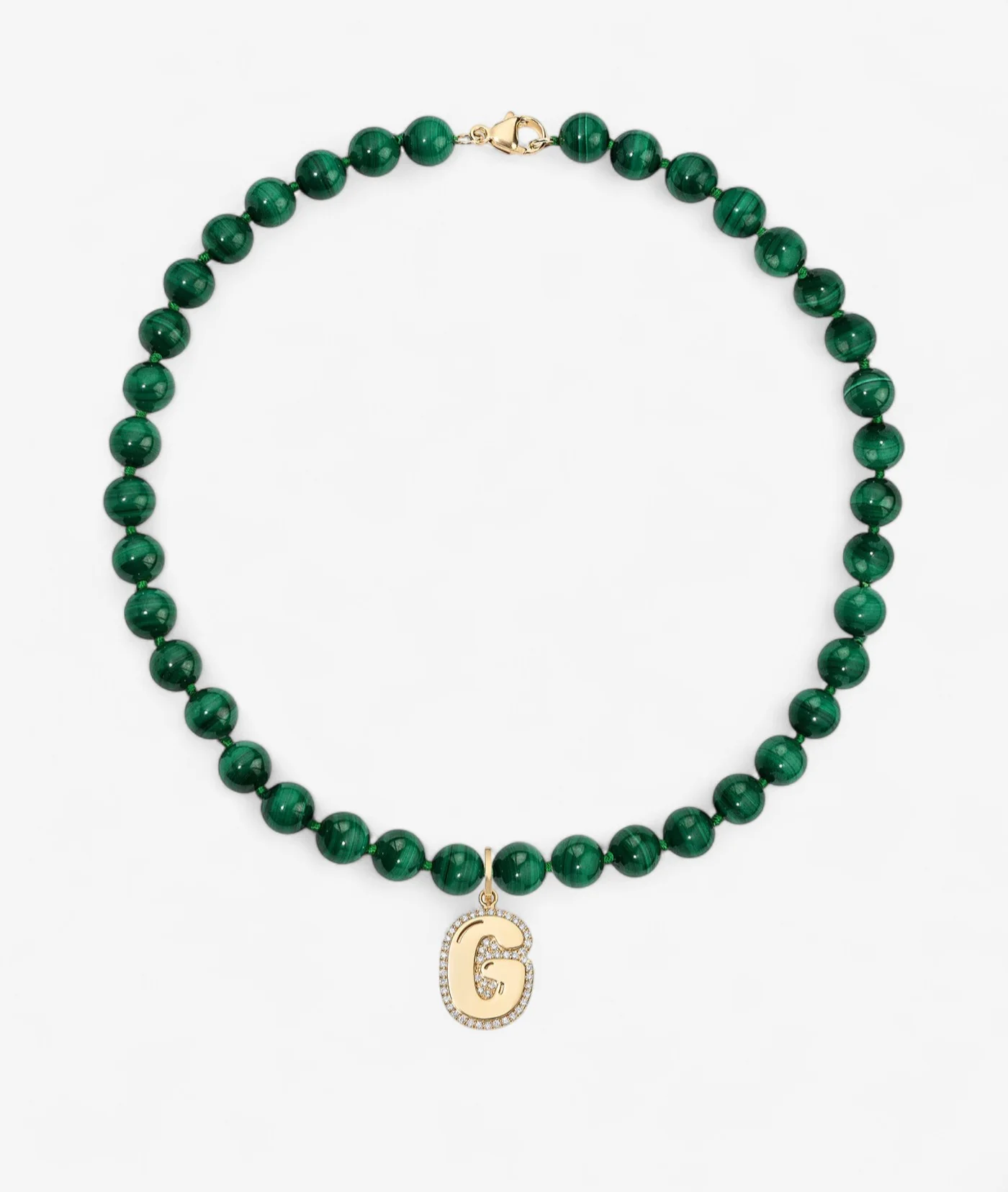 Kendall Malachite Beaded Necklace - Image 3