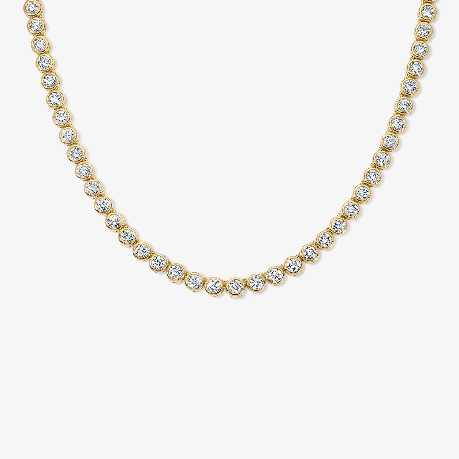 Margot Bezel Tennis Necklace - Image 3