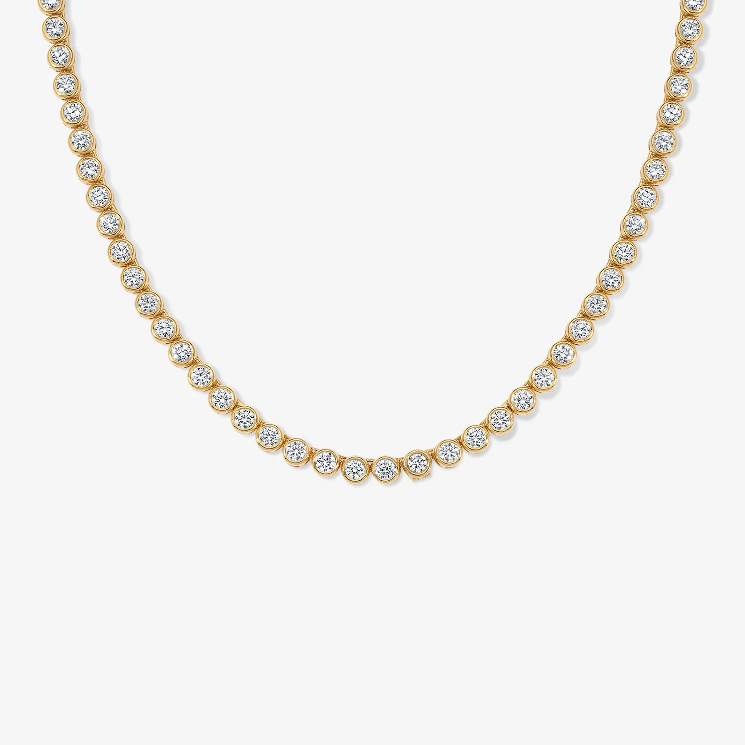 Margot Bezel Tennis Necklace - Image 5