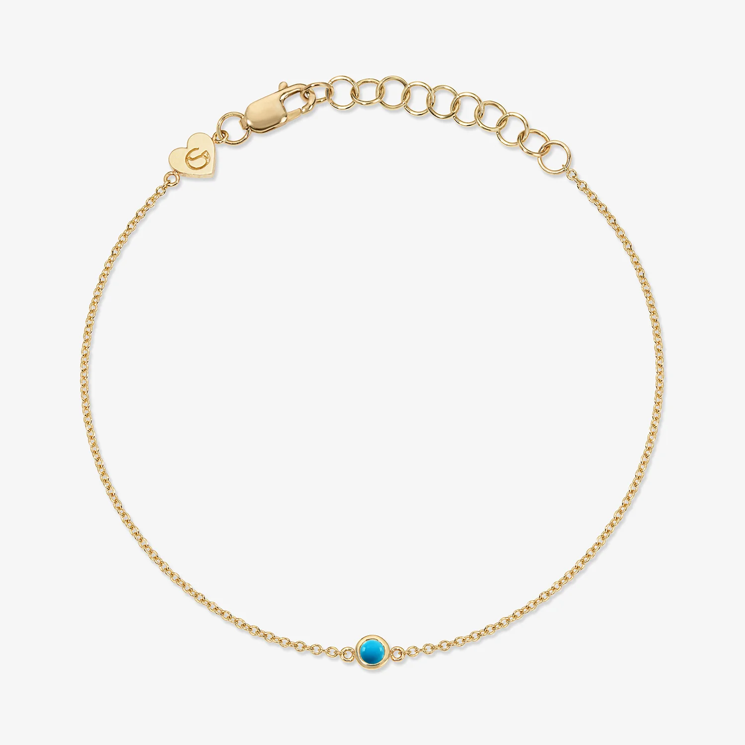 Margot Birthstone Bezel Chain Bracelet - Image 11