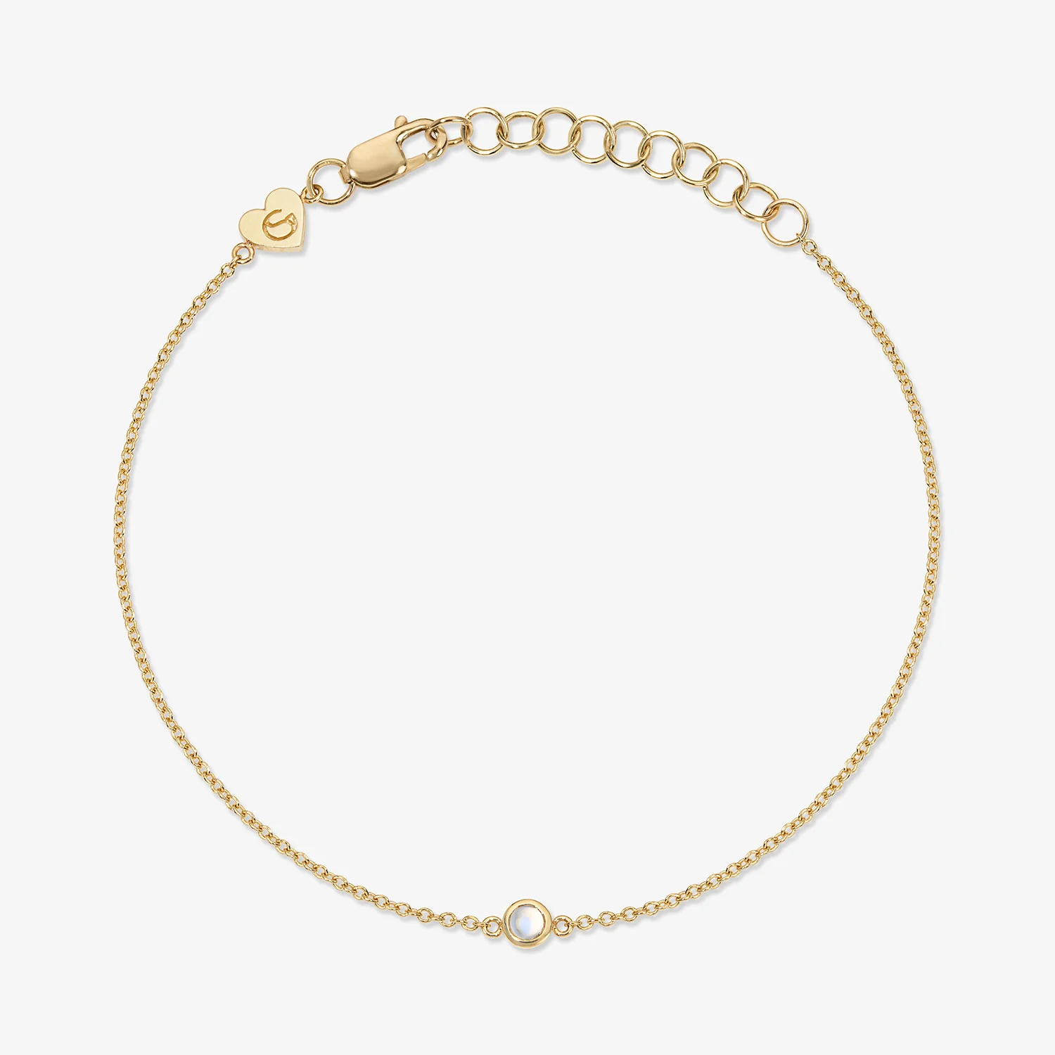 Margot Birthstone Bezel Chain Bracelet - Image 6