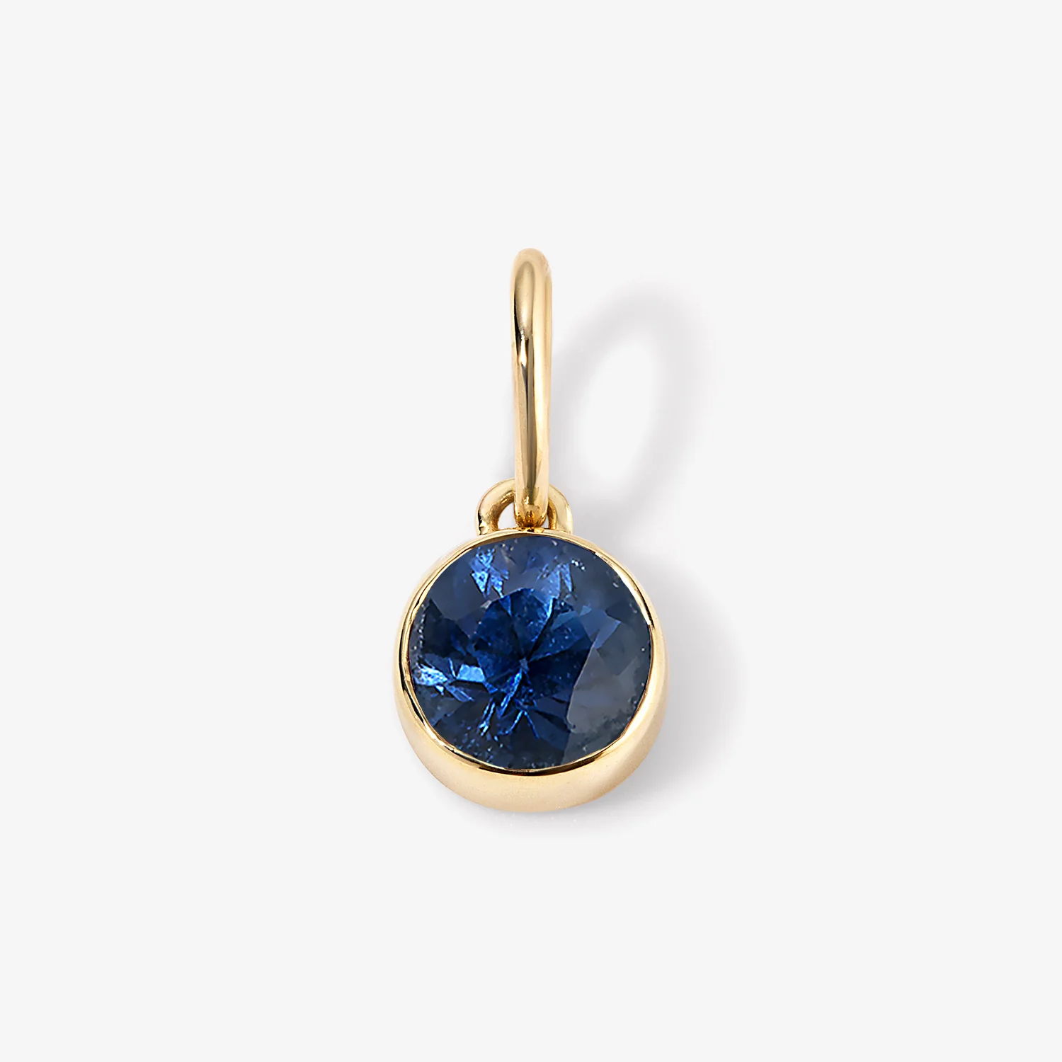 Margot Blue Sapphire Birthstone Bezel Charm