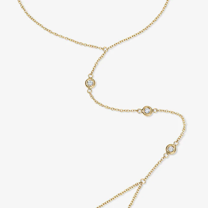Margot Diamond Bezel Hand Chain - Image 2
