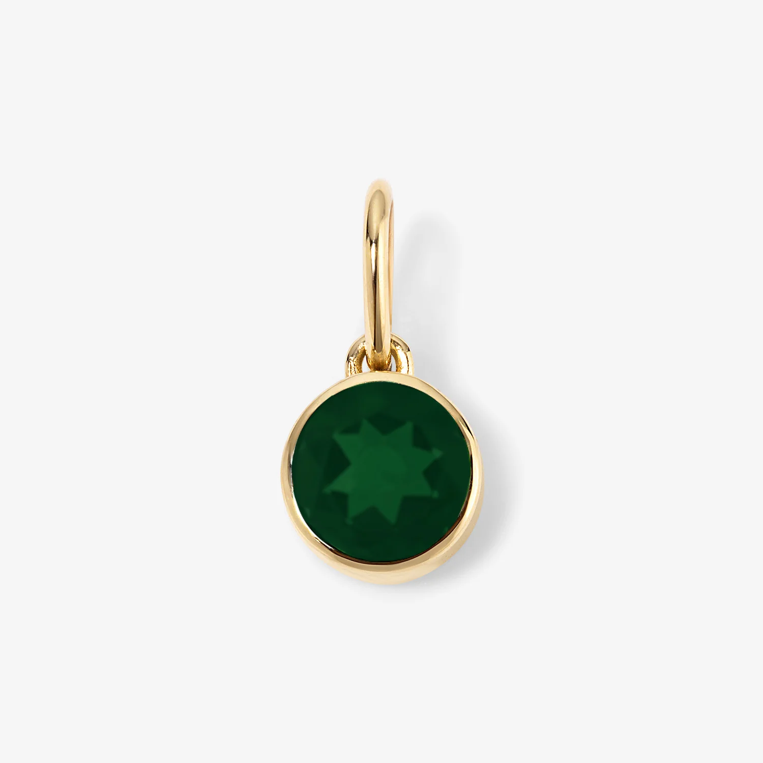 Margot Emerald Birthstone Bezel Charm
