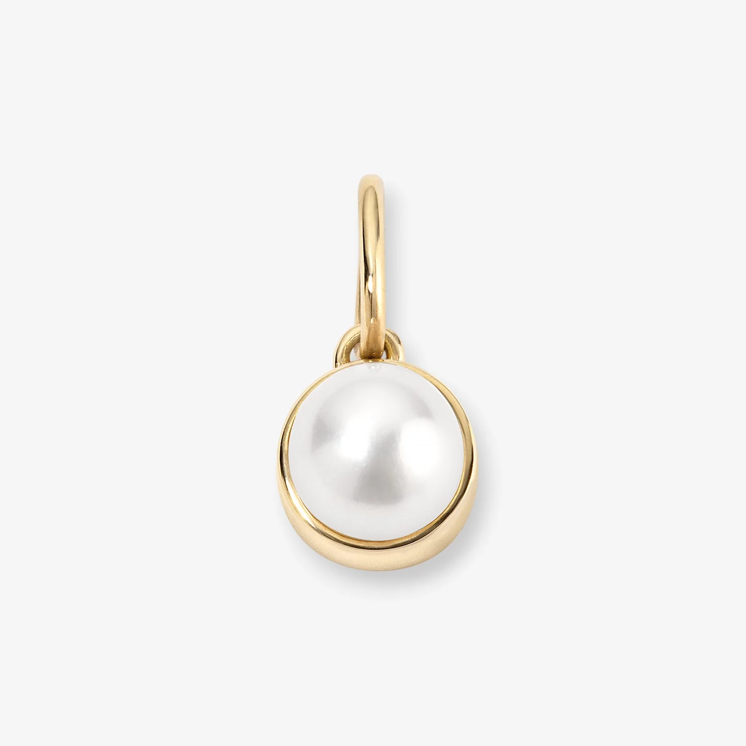 Margot Pearl Birthstone Bezel Charm