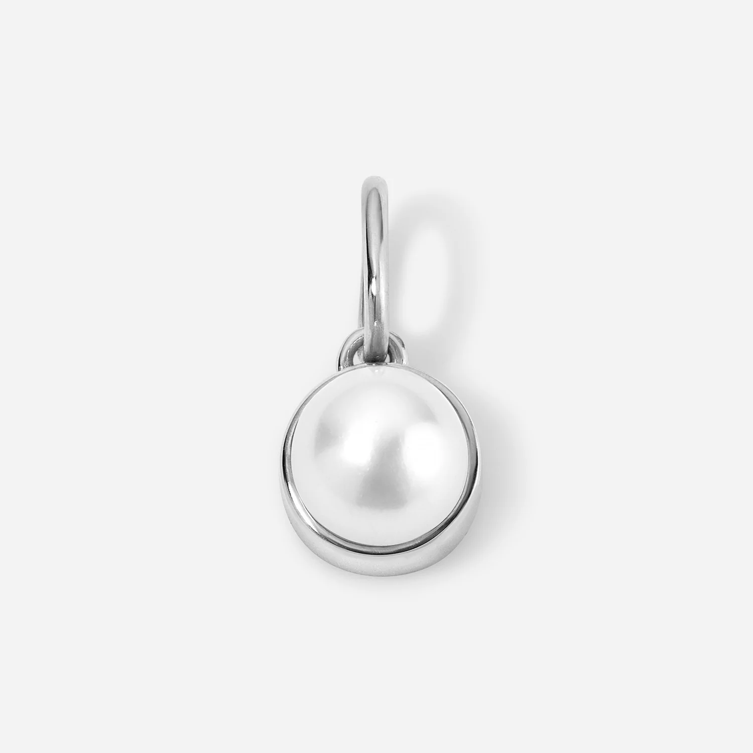 Margot Pearl Birthstone Bezel Charm - Image 3
