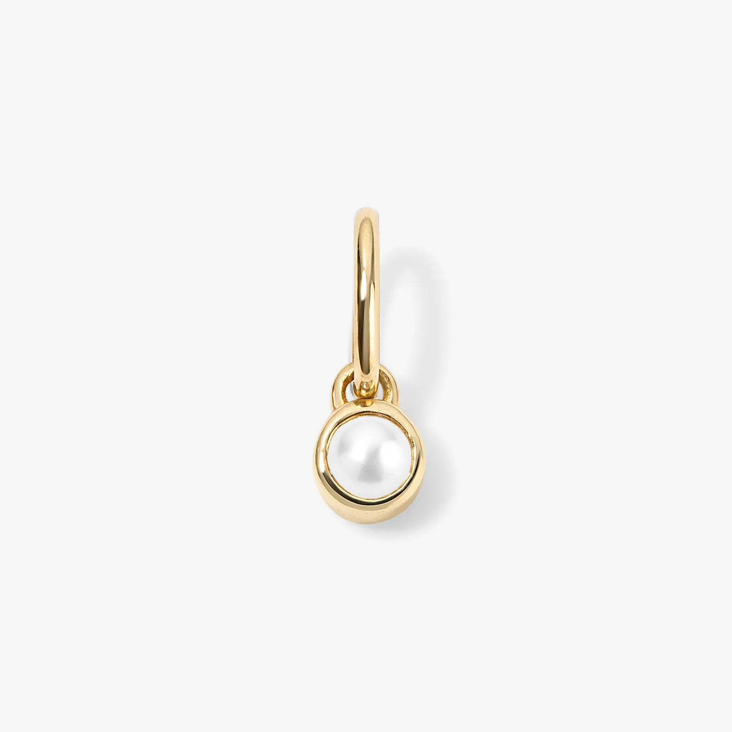 Margot Pearl Birthstone Bezel Charm - Image 5