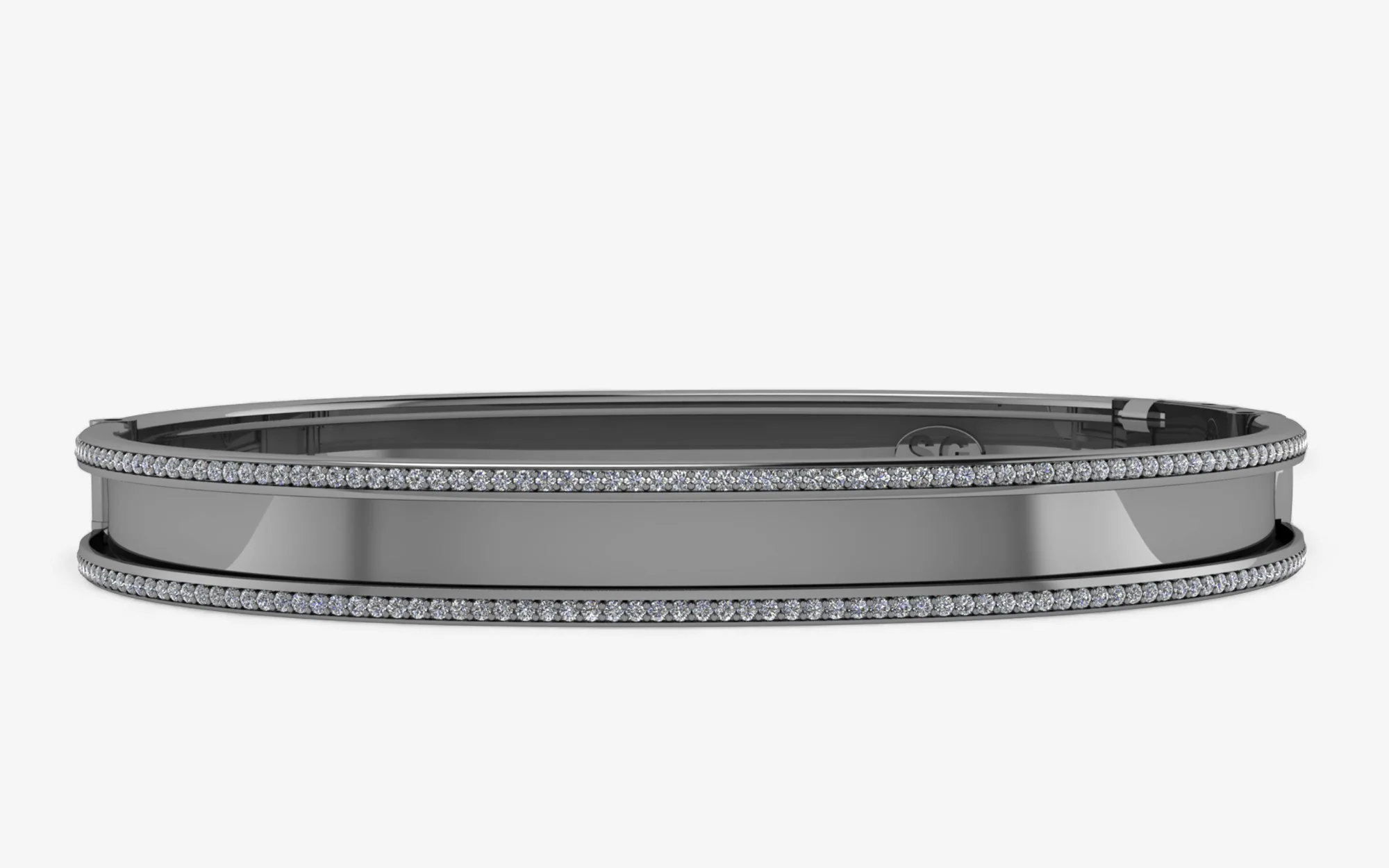 Personalized Pave Slider Bangle™ - Image 4