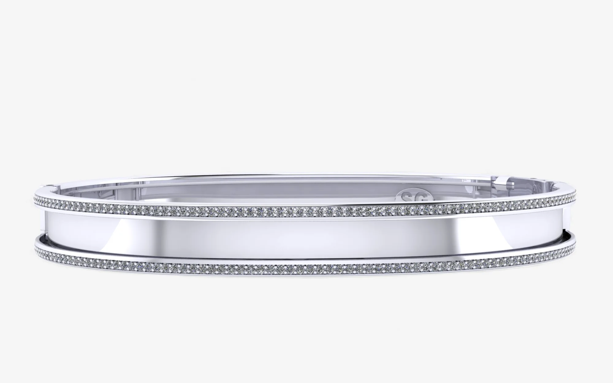 Personalized Pave Slider Bangle™ - Image 5