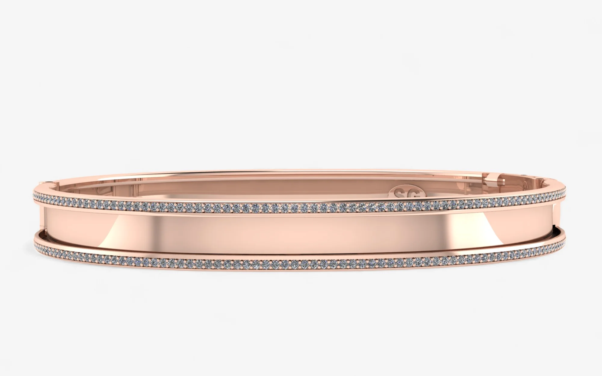 Personalized Pave Slider Bangle™ - Image 6