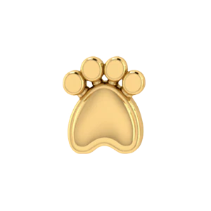 Slider Dog Paw Charm