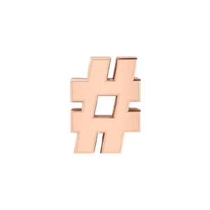 Slider Hashtag Charm - Image 9