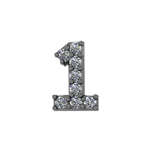 Slider Number 1 Charm - Image 2