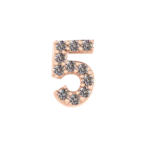 Slider Number 5 Charm - Image 3