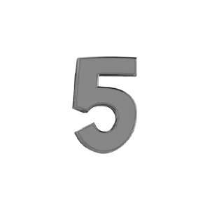 Slider Number 5 Charm - Image 7