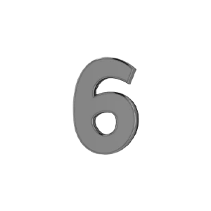 Slider Number 6 Charm