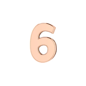 Slider Number 6 Charm - Image 5