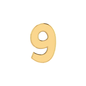 Slider Number 9 Charm