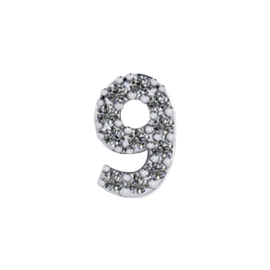Slider Number 9 Charm - Image 3