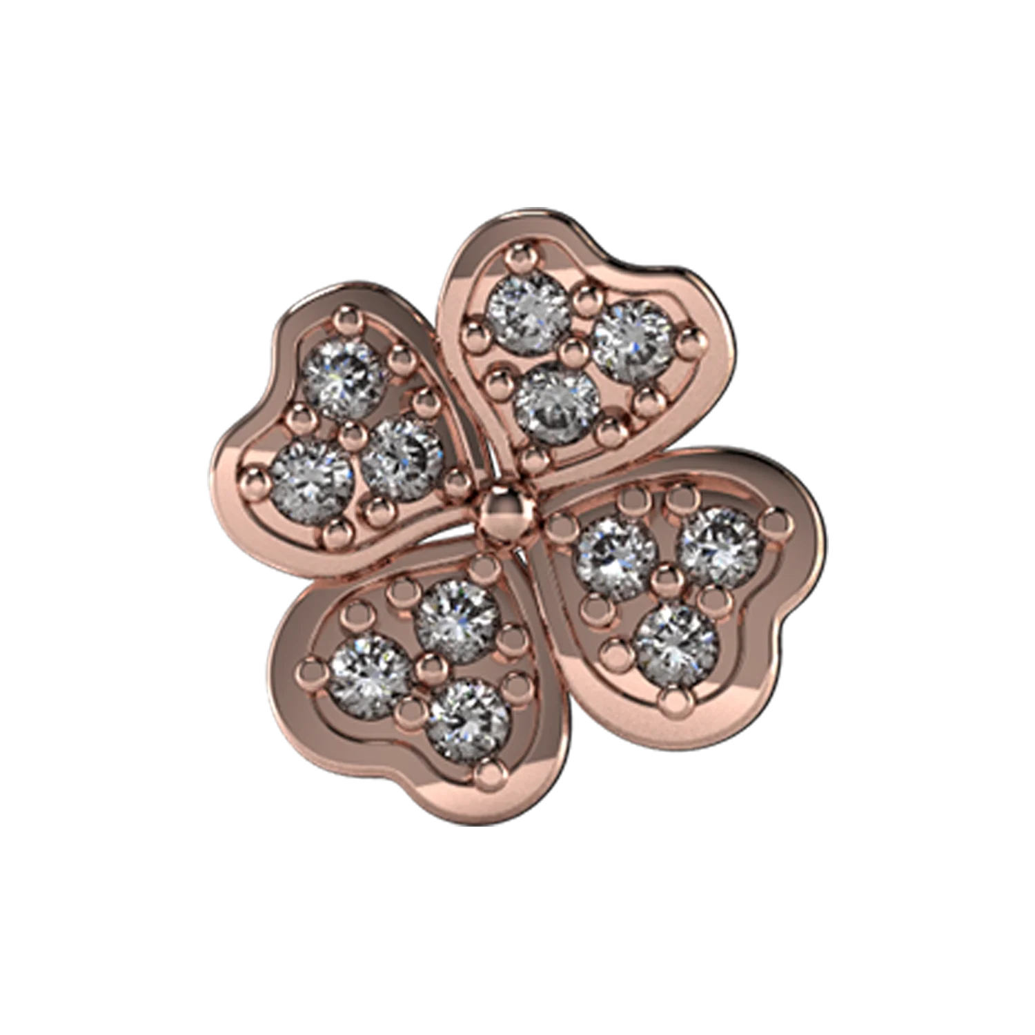 Slider Pave Clover Charm - Image 2