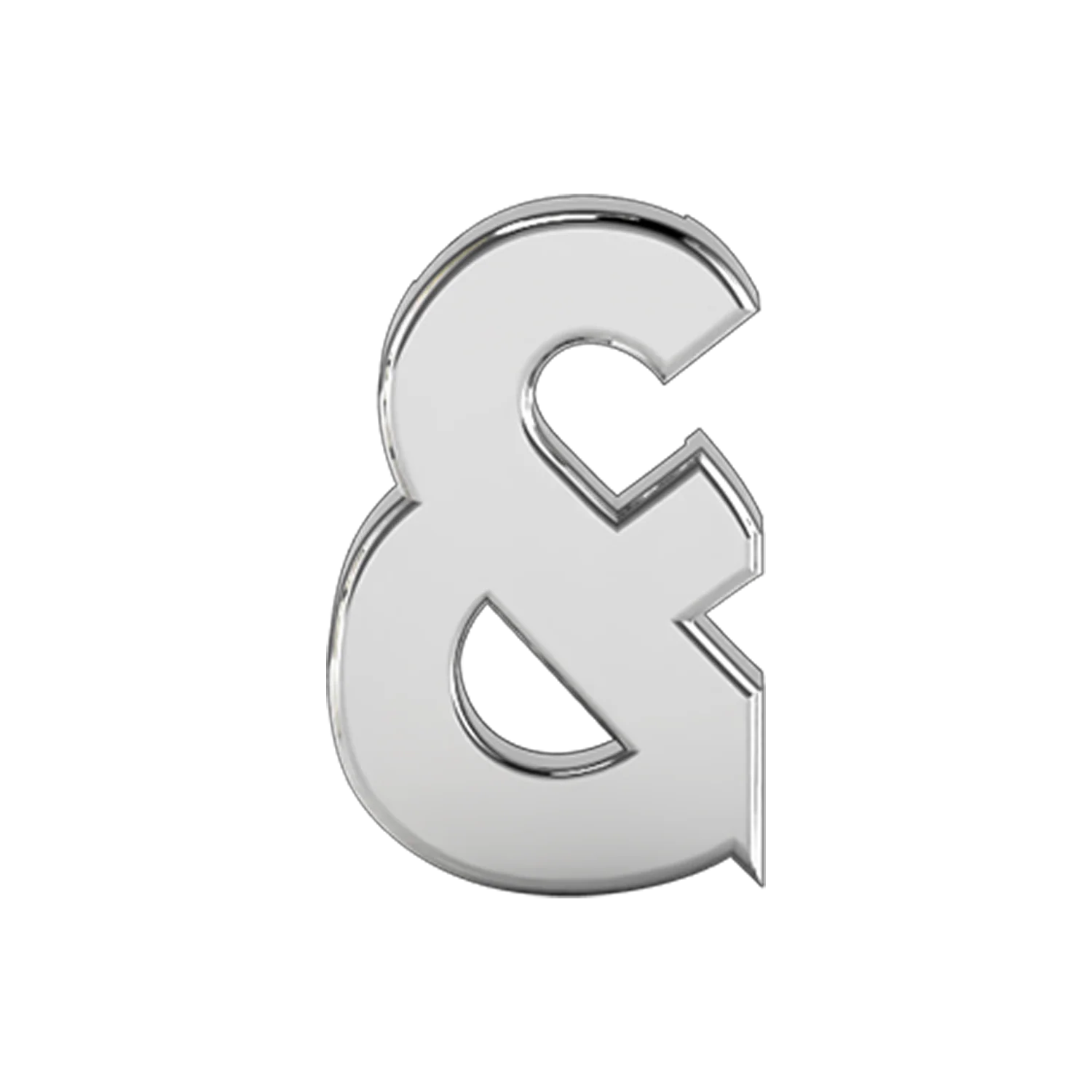 Slider Solid Ampersand Charm - Image 2