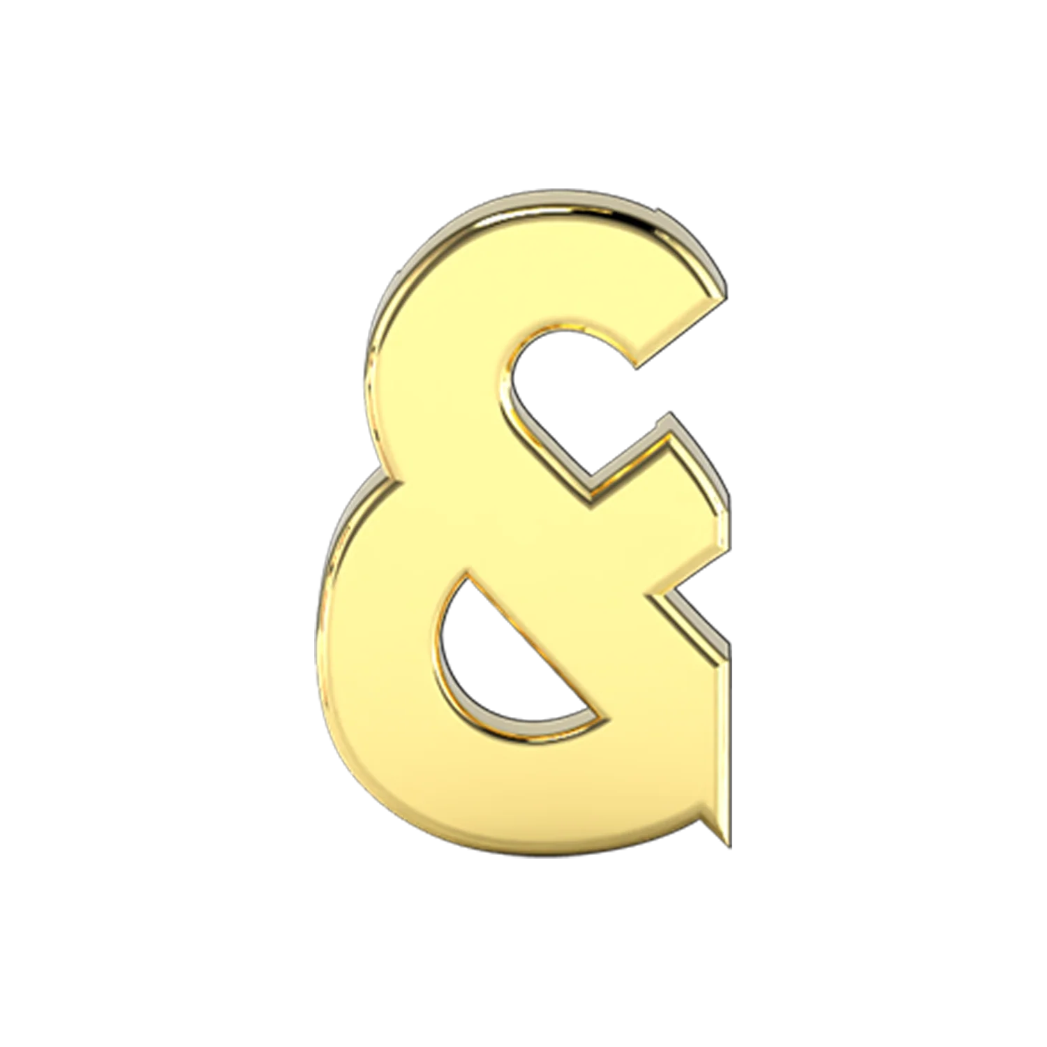 Slider Solid Ampersand Charm - Image 3