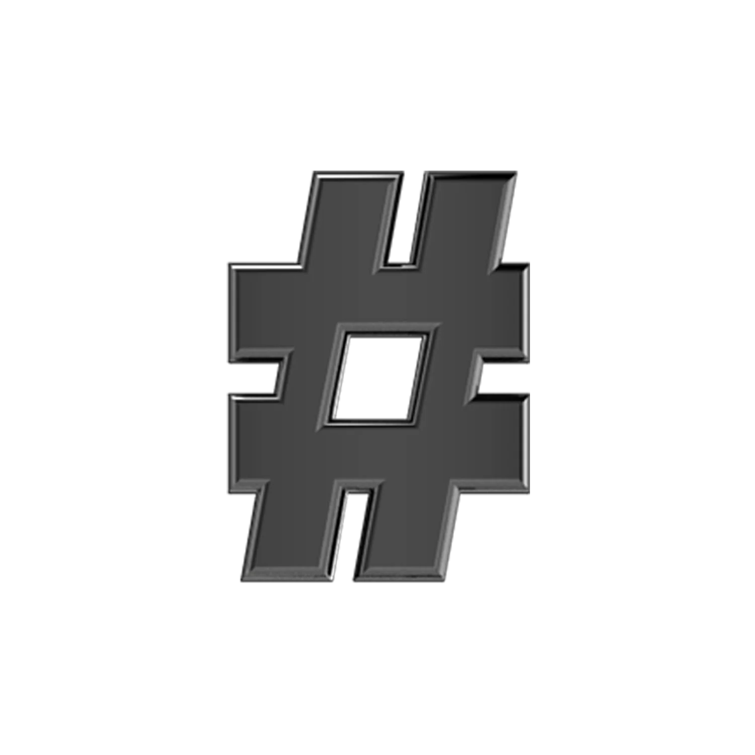 Slider Solid Hashtag Charm - Image 4