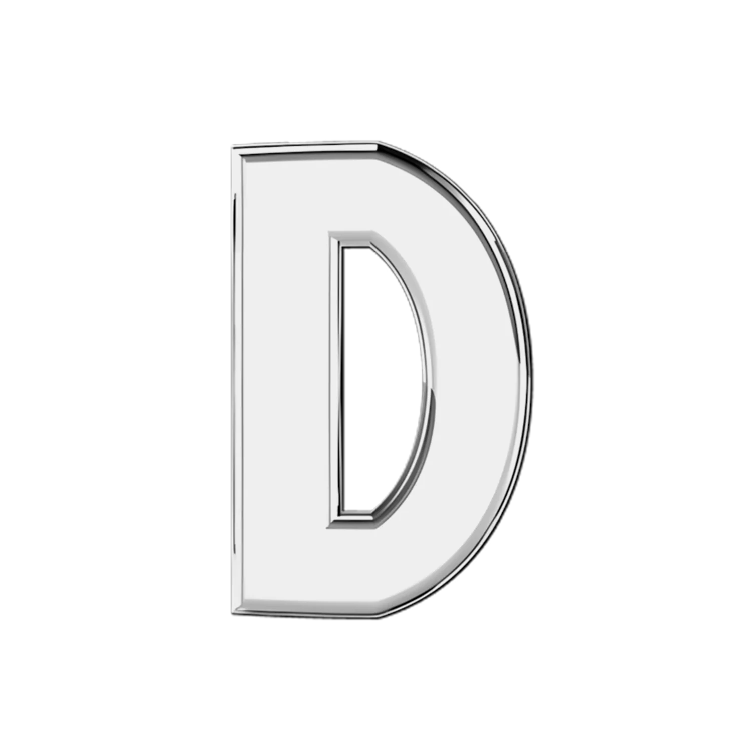 Slider Solid Letter D Charm - Image 3