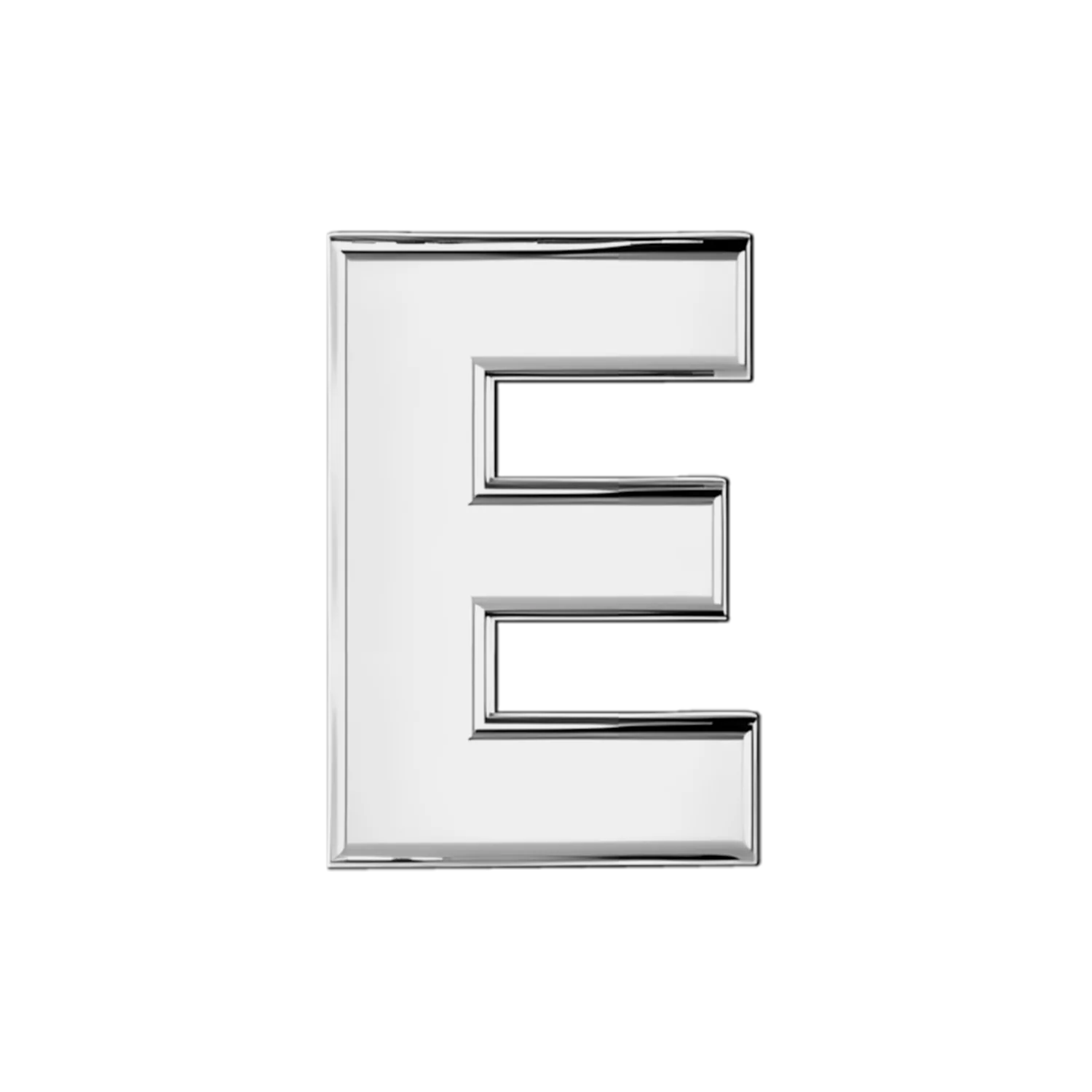 Slider Solid Letter E Charm - Image 3