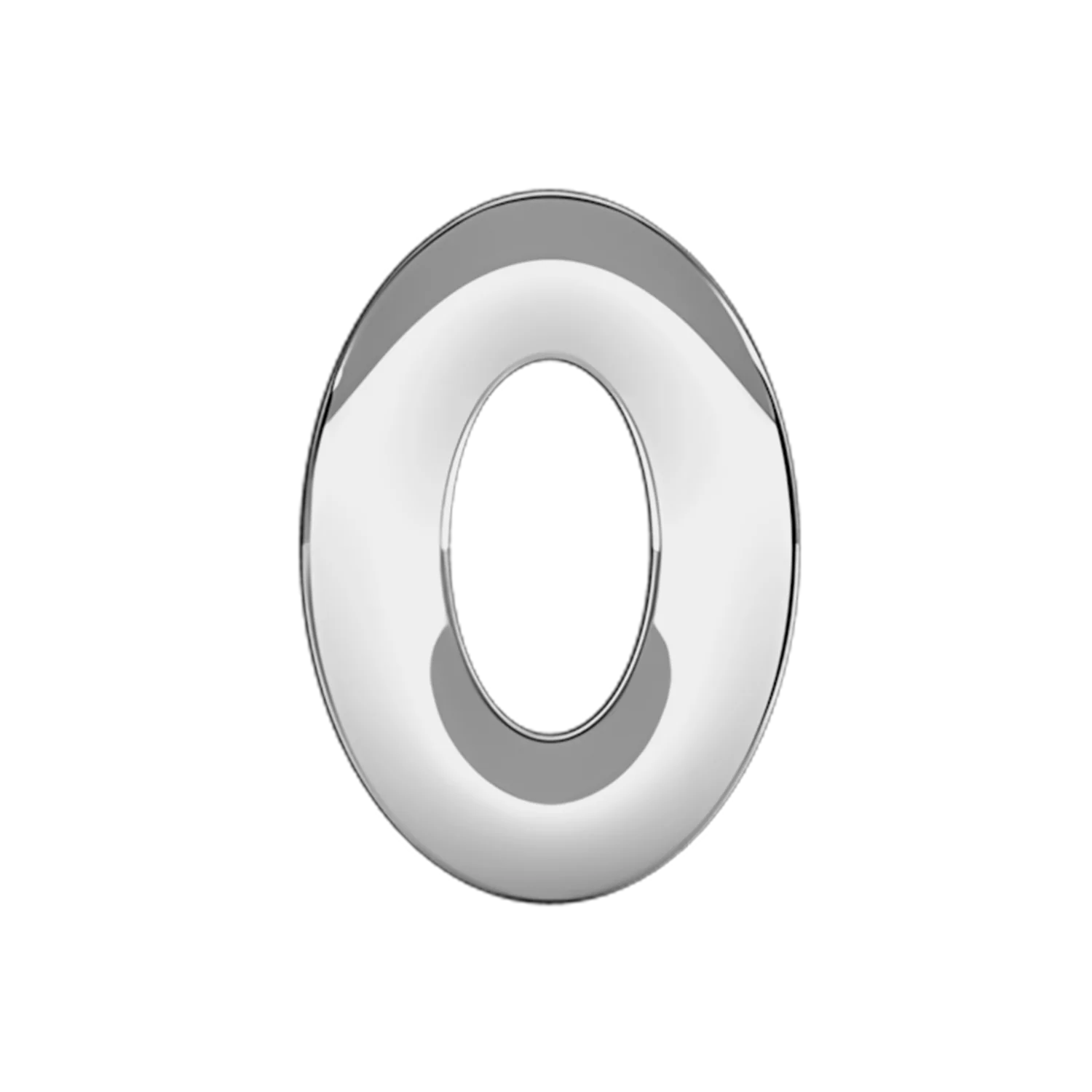 Slider Solid Letter O Charm - Image 3
