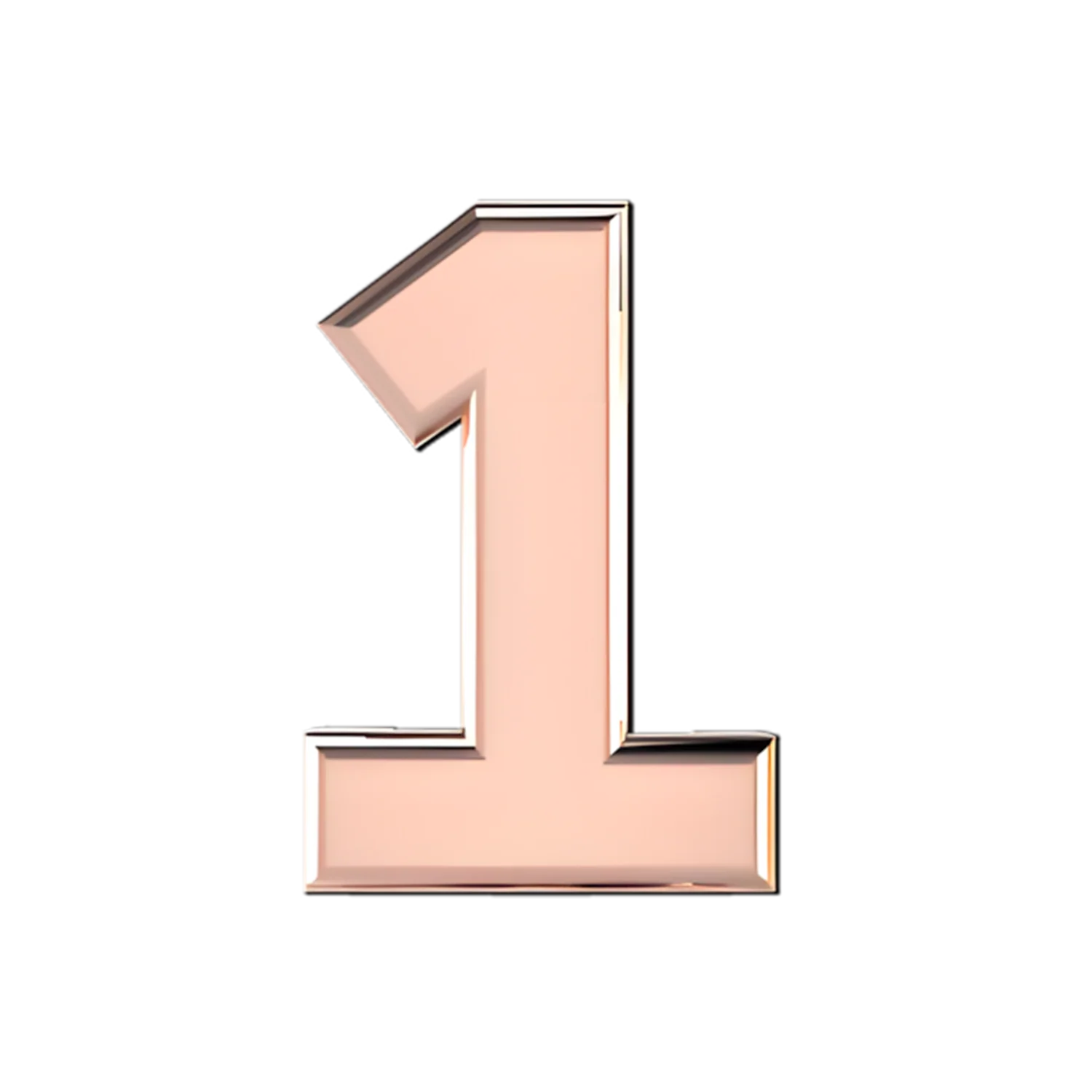 Slider Solid Number 1 Charm - Image 2