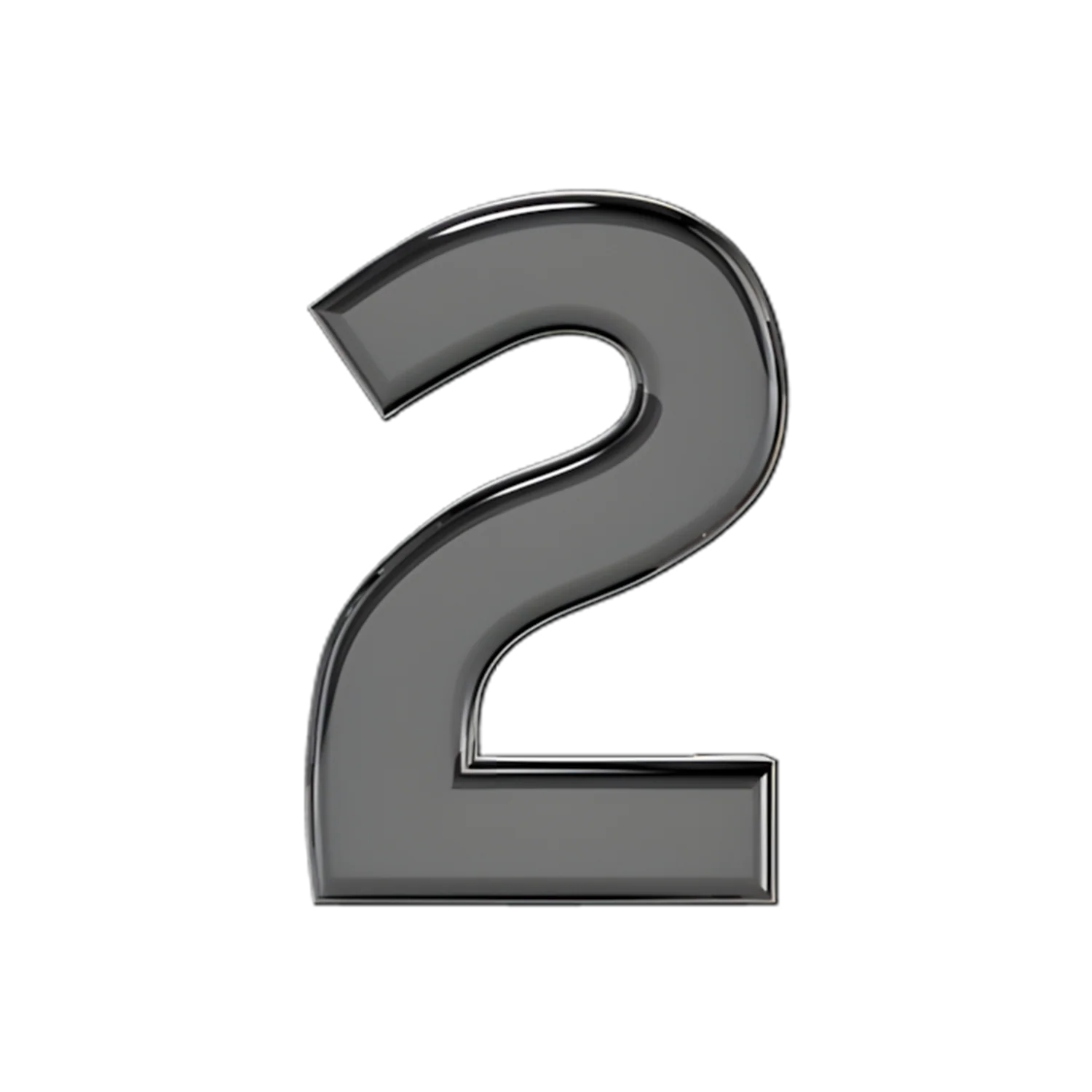 Slider Solid Number 2 Charm