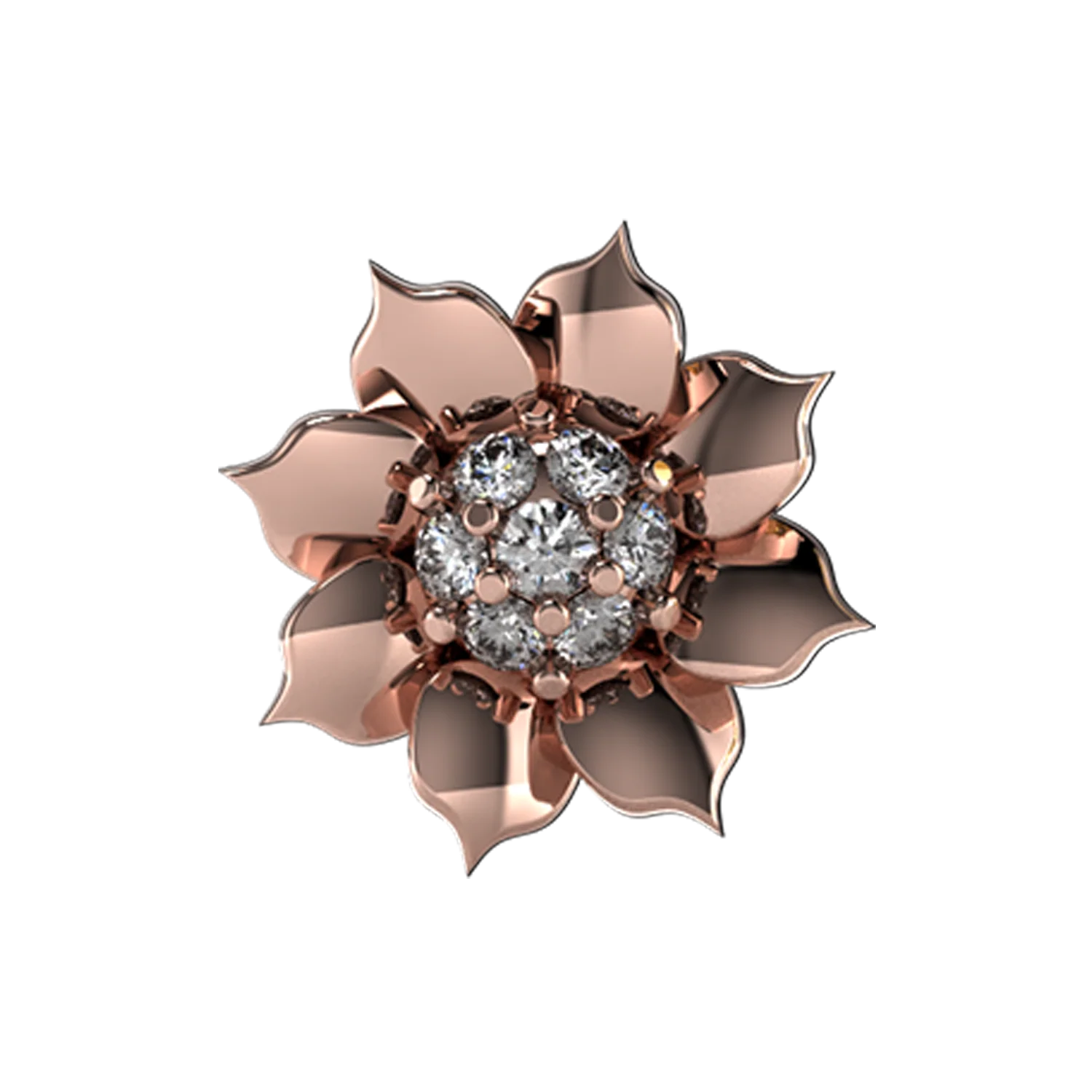 Slider Sunflower Charm - Image 2