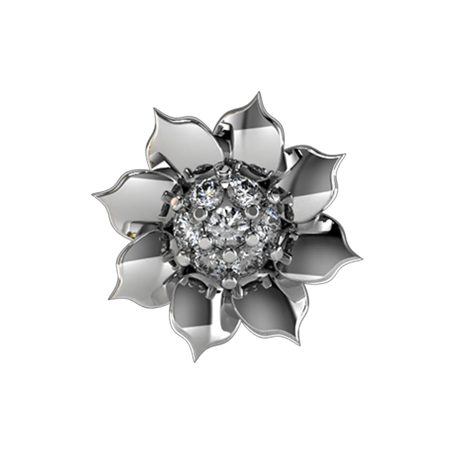 Slider Sunflower Charm - Image 3