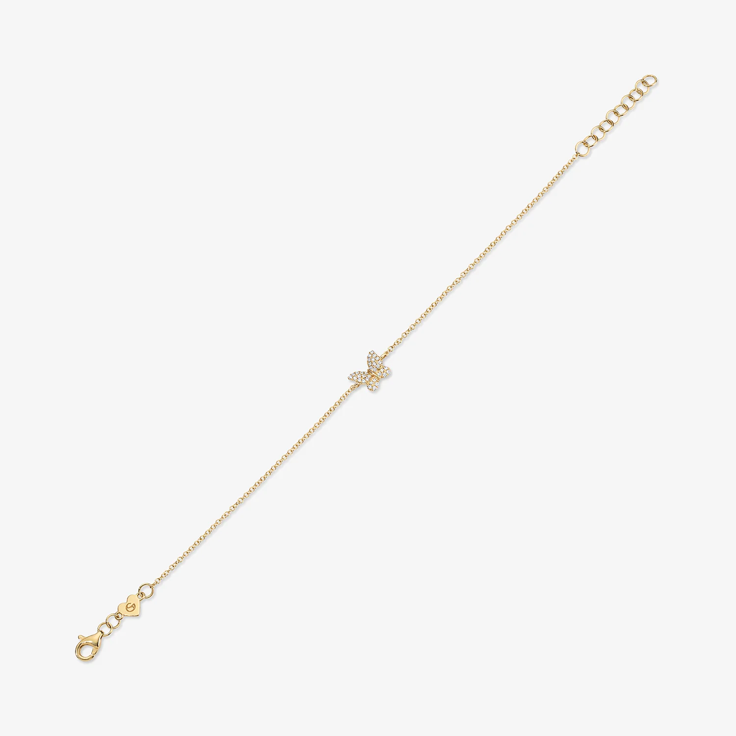 Mini Token Pave Butterfly Bracelet - Image 4