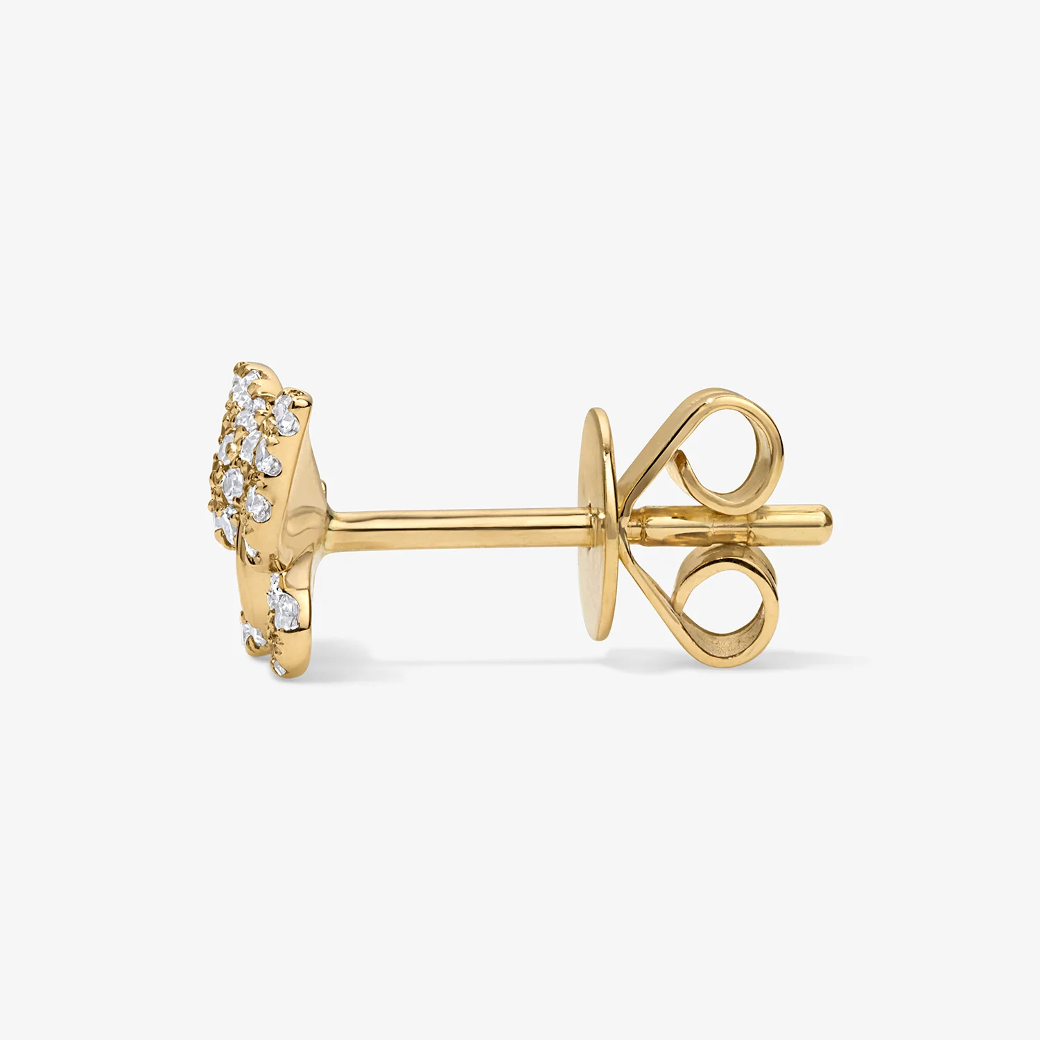 Mini Token Pave Butterfly Studs - Image 5