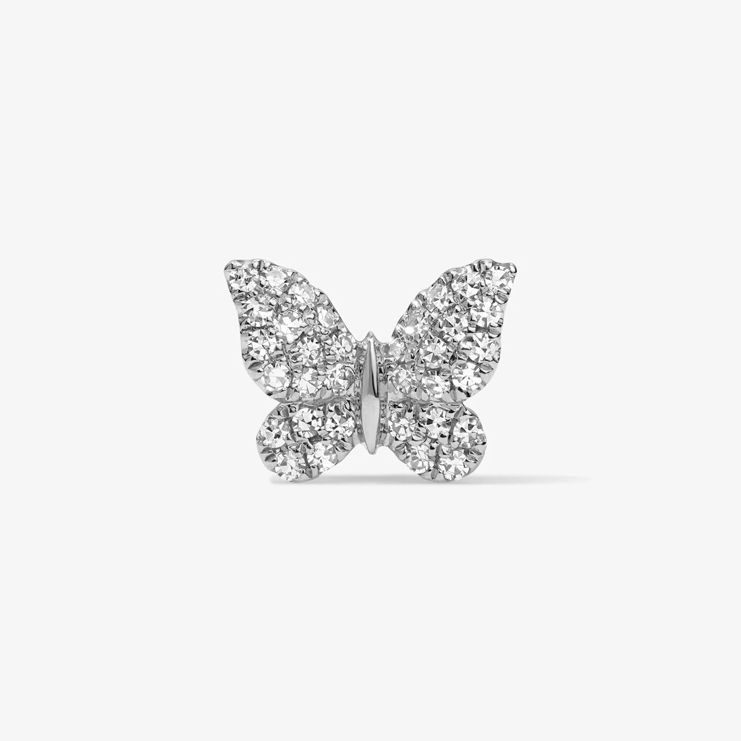 Mini Token Pave Butterfly Studs - Image 6