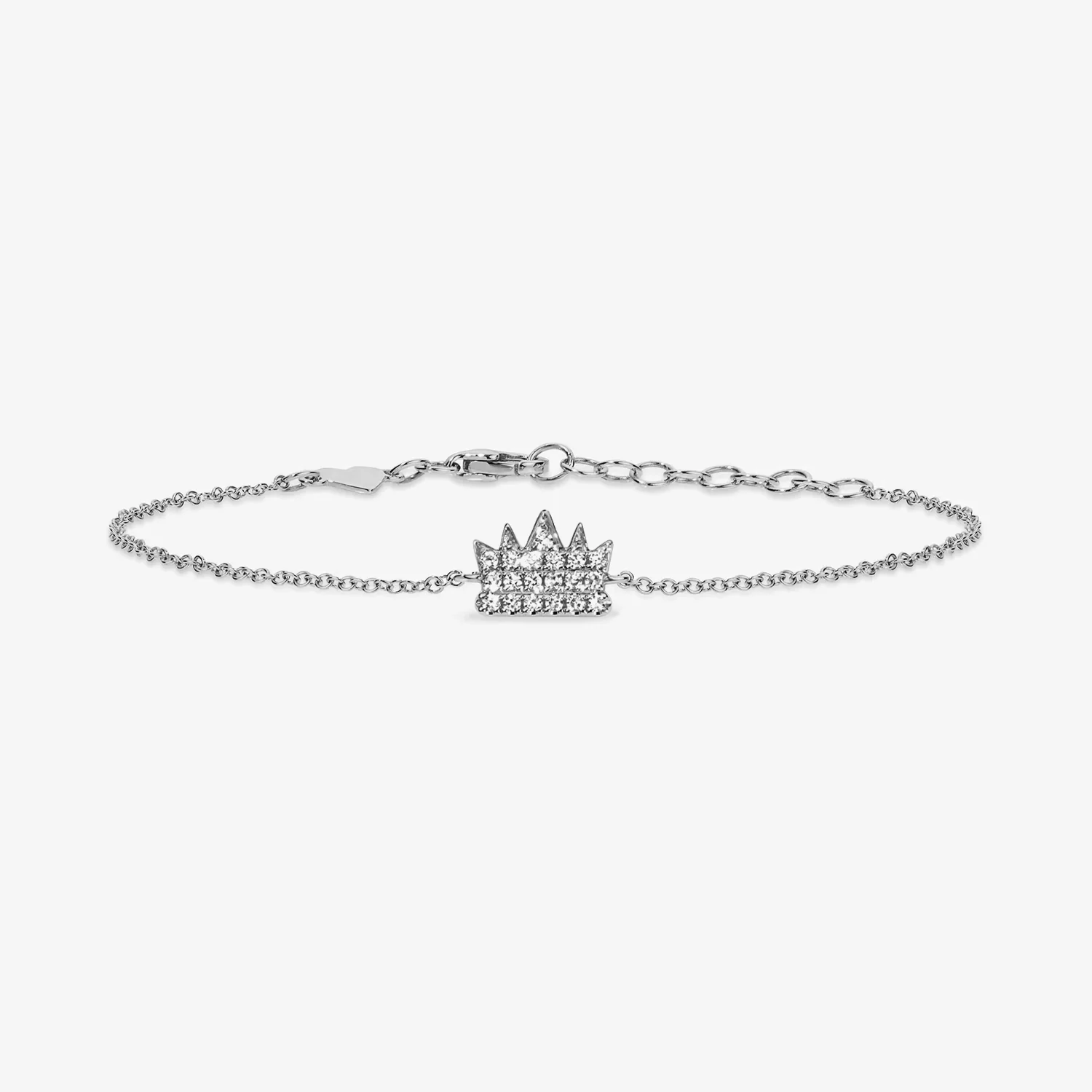 Mini Token Pave Crown Bracelet - Image 2