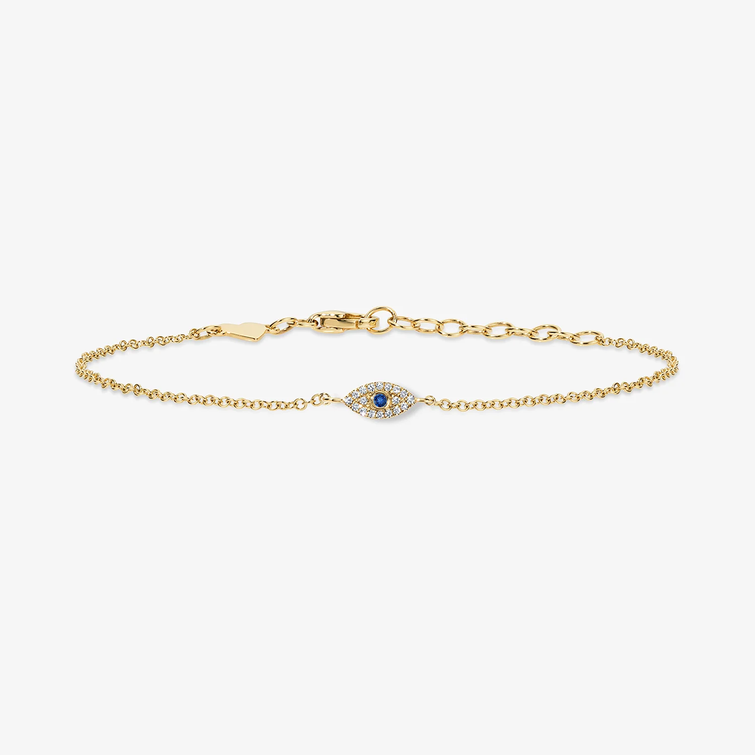 Mini Token Pave Evil Eye Bracelet - Image 2