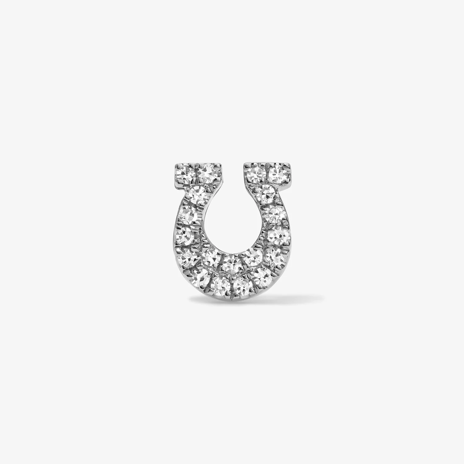 Mini Token Pave Horseshoe Studs - Image 6