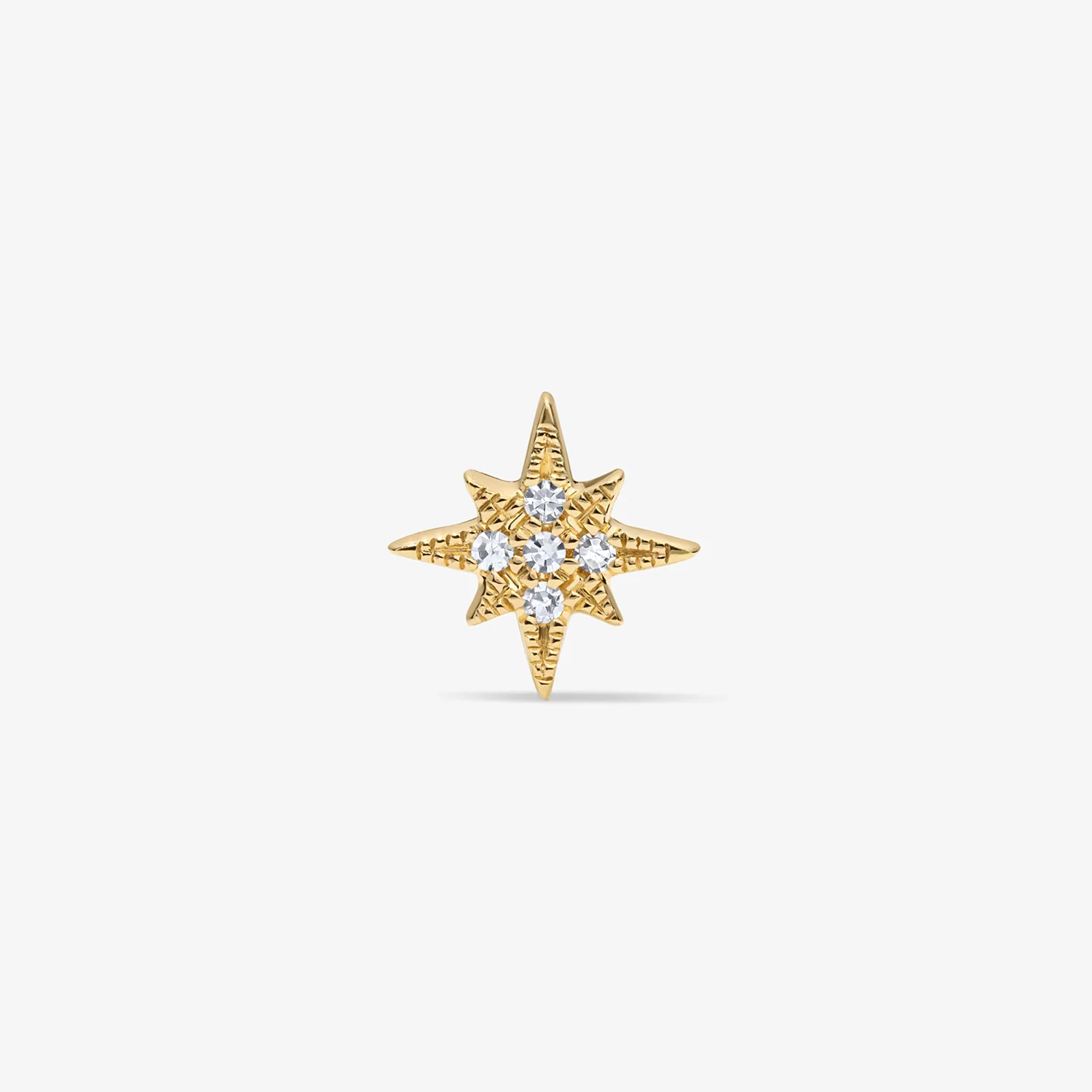 Mini Token Pave North Star Studs - Image 4