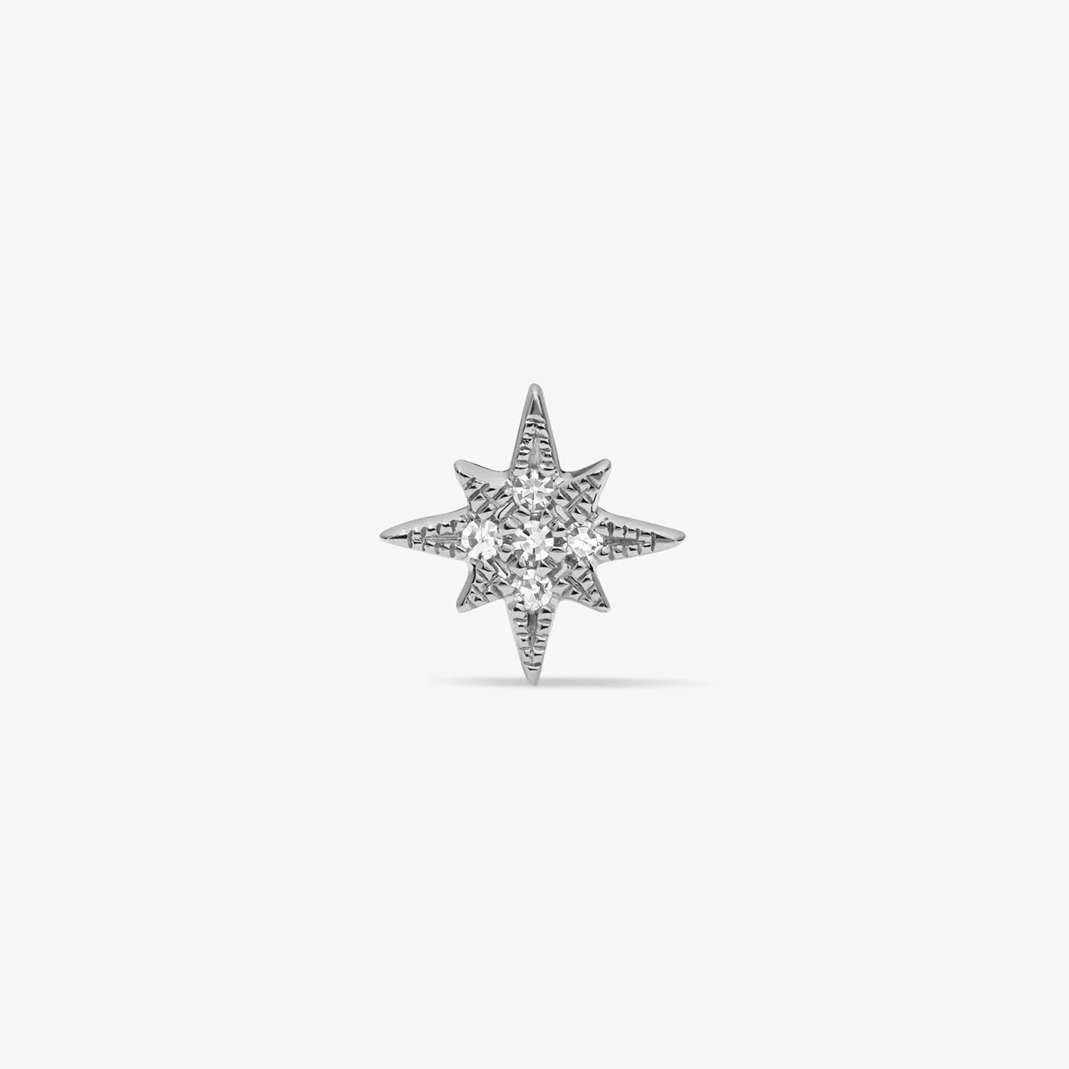 Mini Token Pave North Star Studs - Image 5