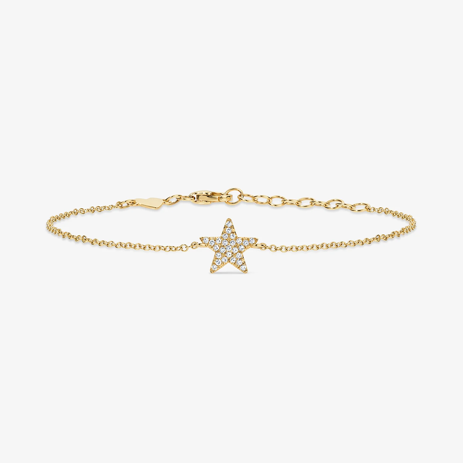 Mini Token Pave Star Bracelet