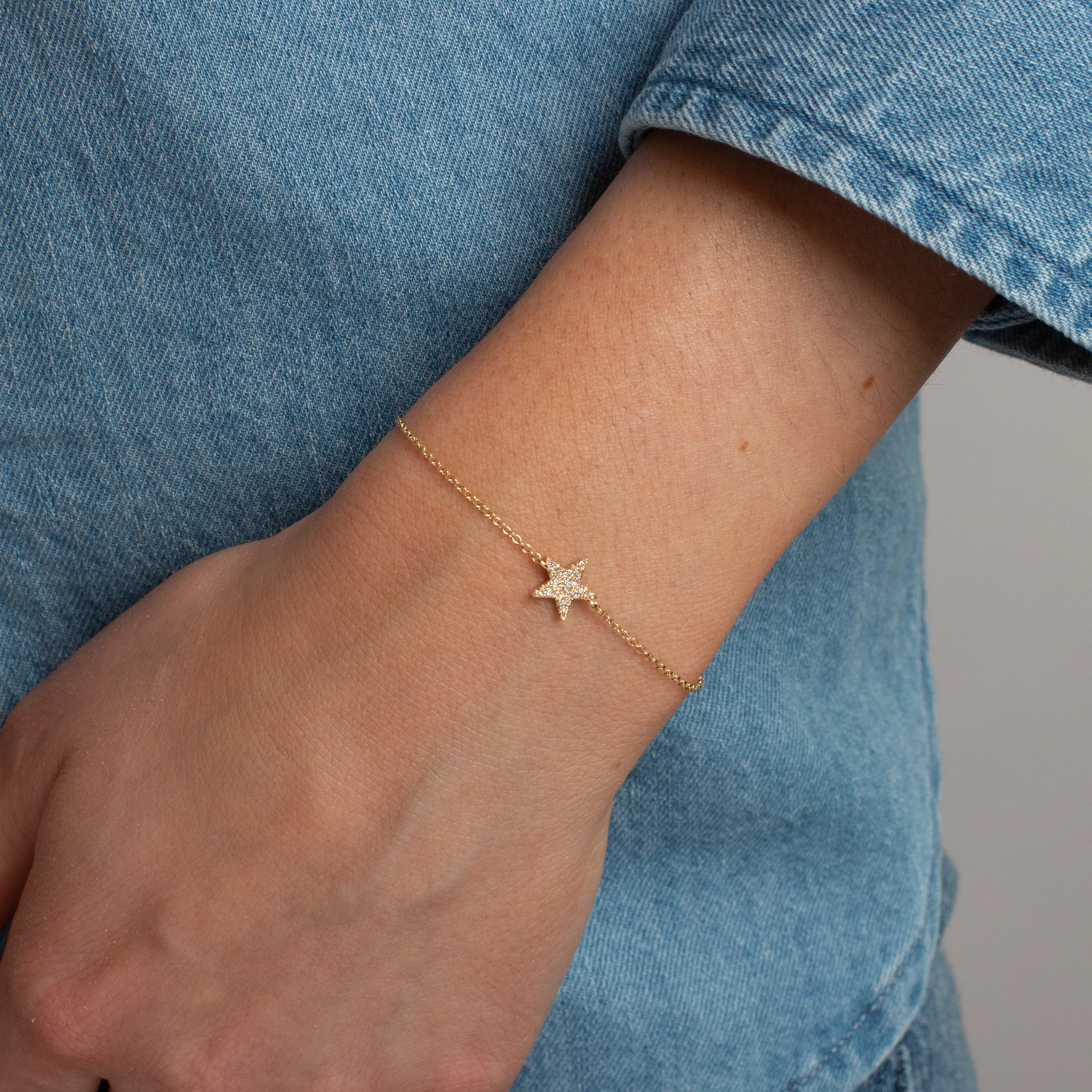 Mini Token Pave Star Bracelet - Image 3