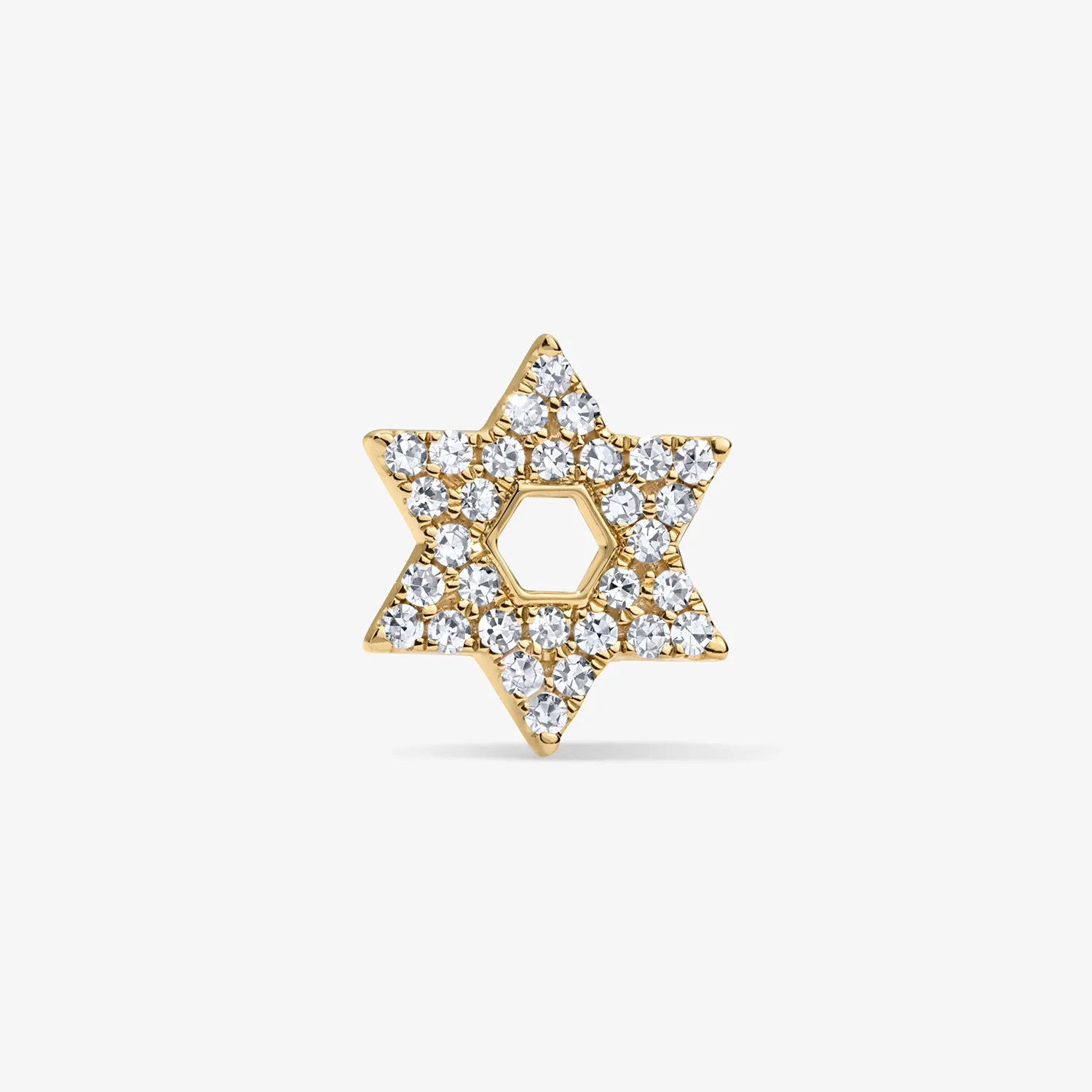 Mini Token Pave Star of David Studs - Image 4