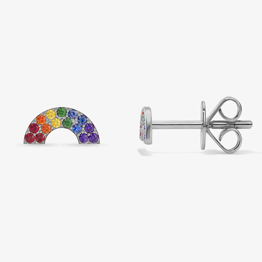 Mini Token Rainbow Studs - Image 3