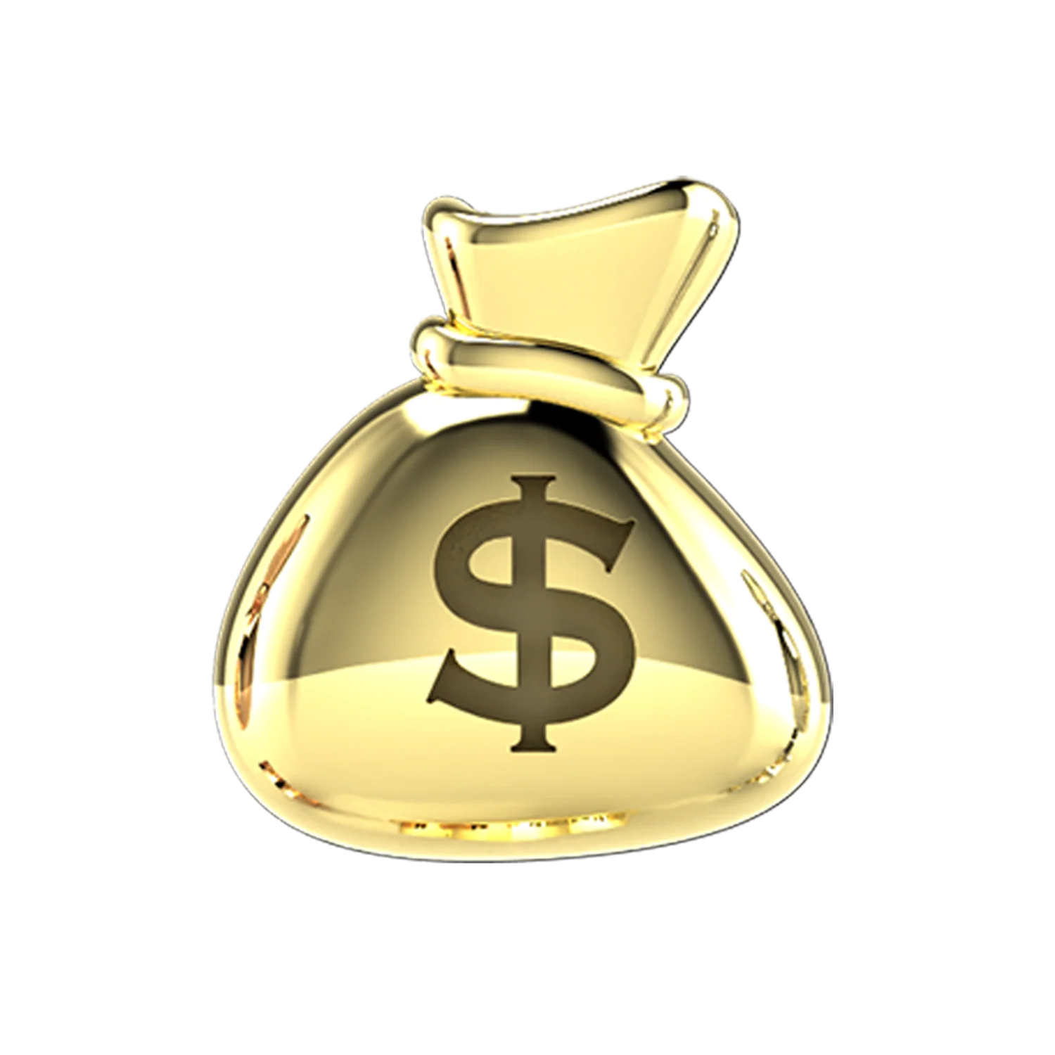 Money Bag Slider Charm