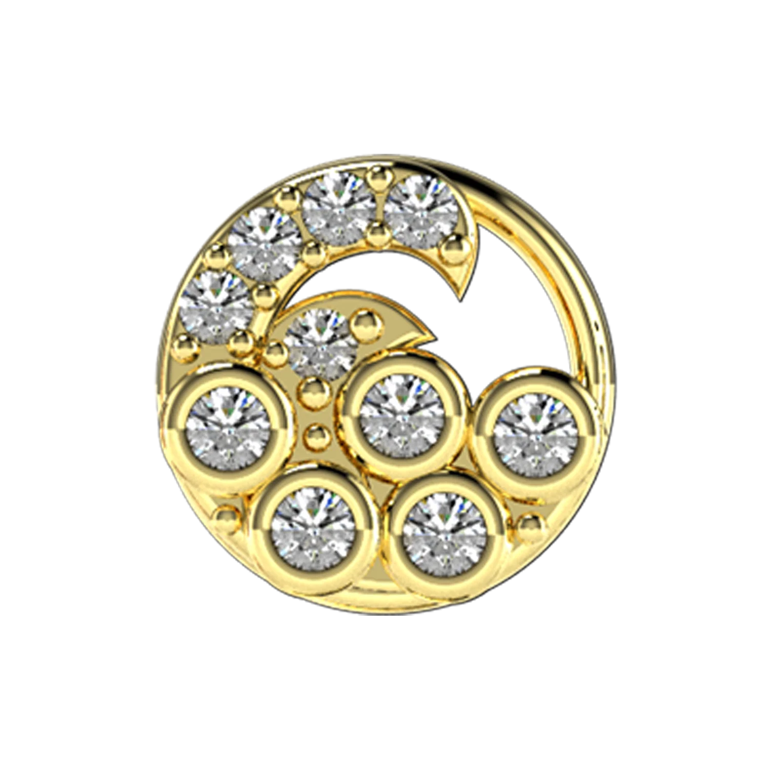 Ocean Wave Slider Charm